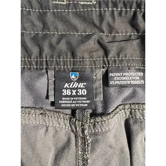 Kuhl Men's Cargo Pants Green Size 38 x 30 Straight Leg Casual 32 Inseam - Picture 6 of 16